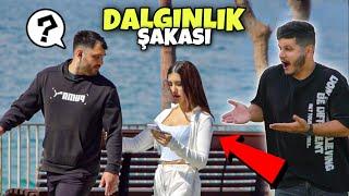 KIZ İLE DALGINLIK ŞAKASI !( EFSANE TEPKİLER )!