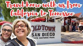 Travel home with us from California to Tennessee Vlog We are Going Home!