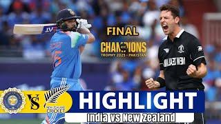 Highlights | India Vs New Zealand | Icc Champion Trophy 2025 Match Highlights | Ind Vs Nz