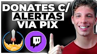 COMO CONFIGURAR DONATE VIA PIX COM ALERTAS NA TWITCH + STREAMELEMENTS | Tutorial Completo