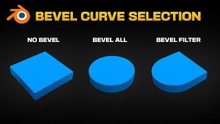 How to Select Corners to Bevel a Curve in Blender - Geometry Nodes