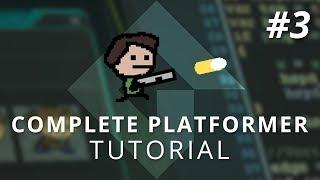 GameMaker Studio 2: Complete Platformer Tutorial (Part 3: Shooting & Recoil)