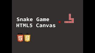 Snake game tutorial using html5 canvas javascript & jquery