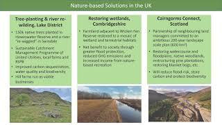 Nature-based Solutions - Professor Nathalie Seddon