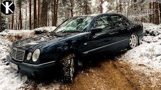 Mercedes E320 (w210) В ЛЕС? ЛЕГКО!