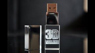 World’s first 3D personalized crystal USB flash drive