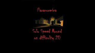 Paranormica - Solo speed round on Abandoned Lab Difficulty 20 - Roblox