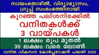 വനിതകൾക്ക് കുറഞ്ഞ പലിശ നിരക്കിൽ ലഭിക്കുന്ന ഗവൺമെൻറ് വായ്പ | Loan for women