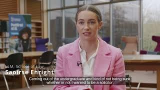 Saoirse Enright's LLM, School of Law UL Experience