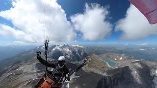 Laax - Andermatt paragliding hyperlapse