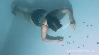 Mimelle Underwater Breath Hold Training In The Pool