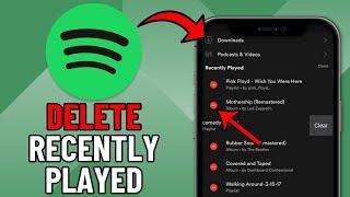 How To Delete Recently Played on Spotify (2024) Easy Tutorial