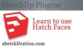 SketchUp Plugin Tutorial | Hatch Faces in SketchUp