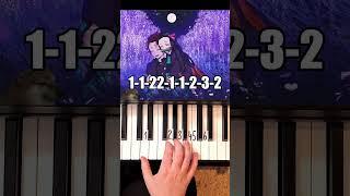 GURENGE Kimetsu no Yaiba Piano Tutorial #shorts