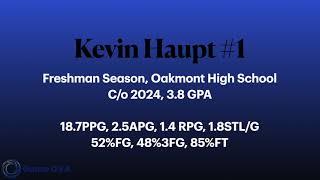 Kevin Haupt Freshman Season Highlights - BUZZER BEATERS & MORE!