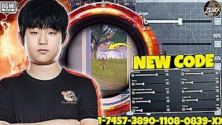 PUBG 3.6 Update Best Sensitivity Code & 5 Fingers Control Settings | BGMI / Pubg Mobile 2025