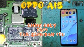 OPPO A15 matot hanya terbaca MTK port  ganti emmc only plus repair cpu done kaka