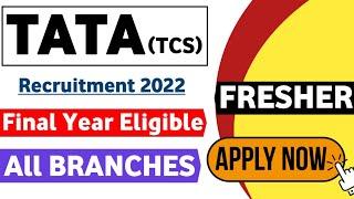 Tcs Recruitment 2022 for Freshers | Tcs Jobs 2022 | Tcs Freshers hiring 2022 | latest Mnc Jobs | Mnc