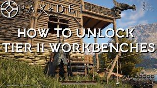 Pax Dei - How to unlock tier 2 workbench