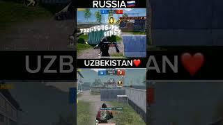 UZBEKISTAN️ vs RUSSIA #pubgmobilerushgameplayhighlights #tdm #pubgmobile #pubgm #gaming #bgmi