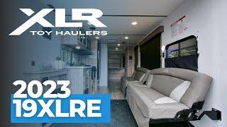 Tour the 2023 XLR Micro Boost 19XLRE Toy Hauler