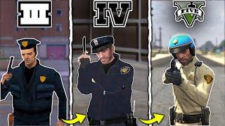 How To Become a POLICE OFFICER in GTA Games! (GTA 3 → GTA 5)