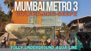 Update Mumbai Underground Aqua Line Metro 3 Marol Andheri | Metro 3 To Be Open By May End !