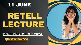 PTE RETELL LECTURE June 2024 ||  Retell lecture Templates June 2024