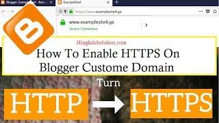 Https On Blogger Blogspot With Custom Domain Step By Step