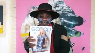 EUGENE ANKOMAH - TALENTED AND VERSATILE ARTIST FROM UK HOLDING THE ISSUE NO. 4 OF GANAP MAGAZINE