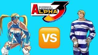 Street Fighter Alpha 3 (GBA) - R. Mika vs Cody