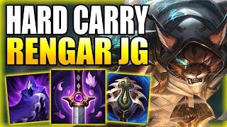 HOW TO PLAY RENGAR JUNGLE & HARD CARRY YOUR SOLO Q GAMES EASILY! - Gameplay Guide League of Legends