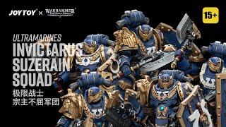 JOYTOY 1/18 Warhammer The Horus Heresy, Ultramarines Invictarus Suzerain Squad