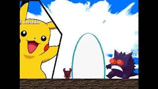 NICK54222 MUGEN: Pikachu (Pizzasauce/YochithMaster333) (me) VS Gengar