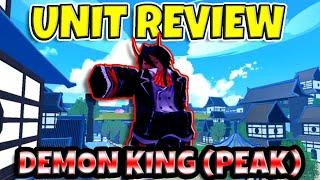 Demon King (Peak) Unit Review | Anime Defenders