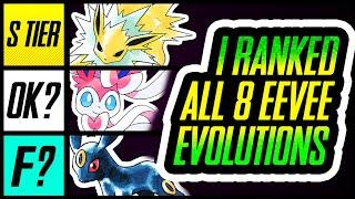 I Ranked ALL 8 Eevee Evolutions | Pokemon | Mr1upz