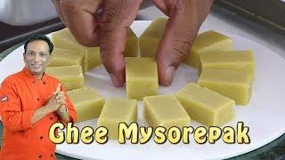 Ghee Soft Mysore Pak Video Recipe