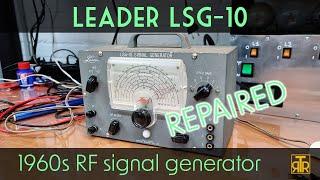 Repairing my vacuum tube-based RF signal generator from the 60s