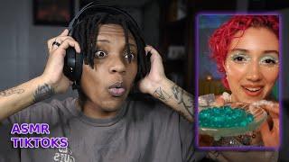 ASMRtist Reacting to TikTok ASMRs