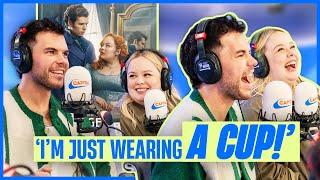 Nicola Coughlan & Luke Newton laugh at filming THAT carriage scene | Bridgerton Season 3 interview