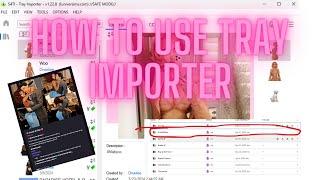 Sims 4  | How I Export and Upload my sims using Tray Importer