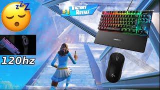 SteelSeries Apex Pro TKL ASMR  Fortnite Ranked Reload High Kill Solo Win  4K 120FPS