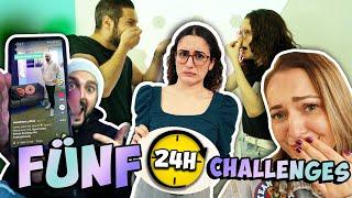 5 KRASSE 24 Stunden Challenges! ⏰ Mit Kaan, Dania & Bianca