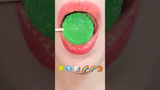 ASMR EMOJI FOOD KOHAKUTO MUKBANG Eating Sound Mukbang Candy #shorts #viral #candy #trending