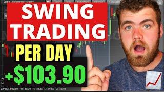 How to Make $100 Daily From Swing Trading Stocks 2024