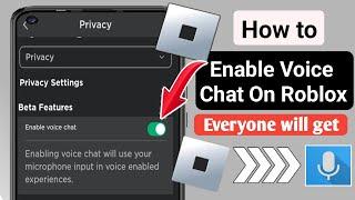 How To Get Voice Chat On Roblox (2024) | Enable Voice Chat in Roblox