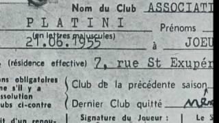 Platini 1ère licence