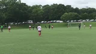 Anna scoring against Freeport Village