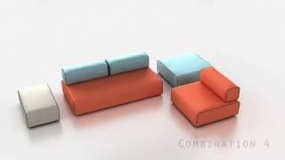 Sofa Combination 3D Animation - Snap Pro Studio