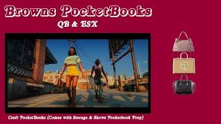 Browns PocketBooks [QB/ESX] - (Realistic PocketBook Script For FiveM)